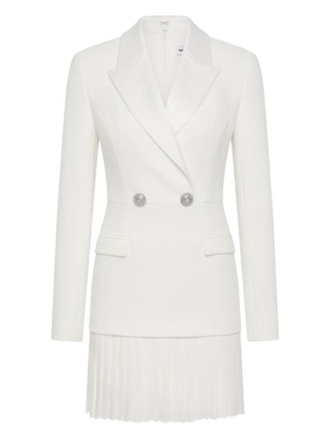 REBECCA VALLANCE pleated double-breasted dress