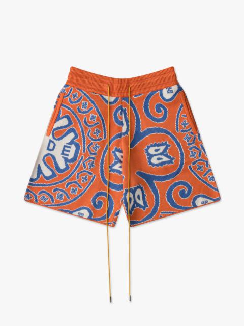 Rhude TILE KNIT SHORTS