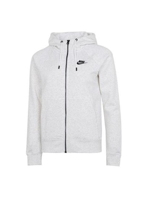 Nike (WMNS) Nike Running Sports Knit Hooded Jacket White BV4123-051