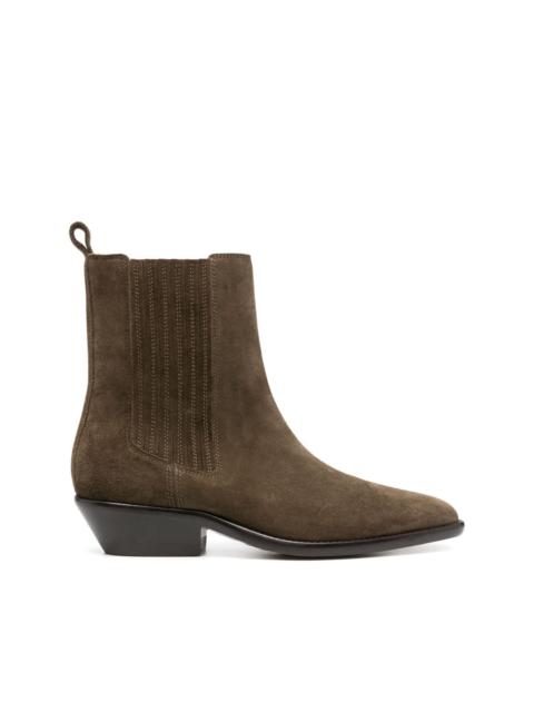 Derlyn 35mm suede ankle boots