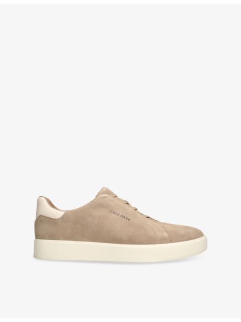 COLE HAAN Grandpro Slip-On Suede Low-Top Trainers