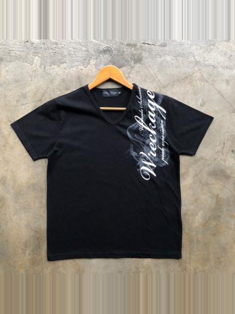 Other brands Tornado Mart - 2000s japanese OBLO DESIGN punk poem tshirt