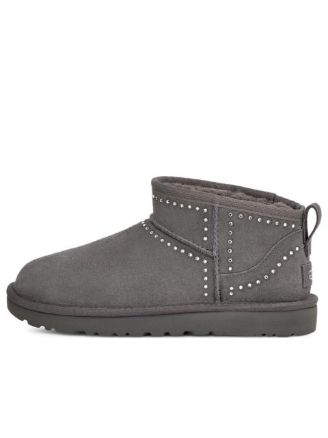 UGG (WMNS) UGG Classic Ultra Mini Bling 'Dark Grey' 1119871-CHRC