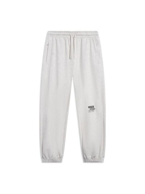 Li-Ning Li-Ning Way Of Wade Graphic Joggers Sweatpants 'Light Grey' AKLT305-5