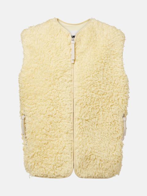 Jil Sander Faux fur vest