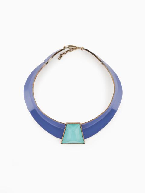 GIORGIO ARMANI Enamelled-metal necklace