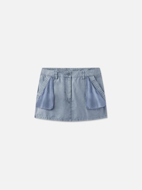 John Elliott PANELED UTILITY MINI SKIRT