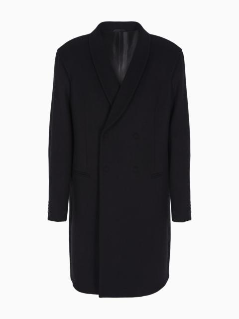 ASV double-breasted Giorgio’s coat in cashmere