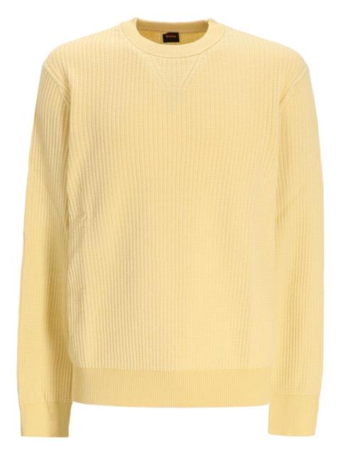 BOSS ribbed cotton sweater