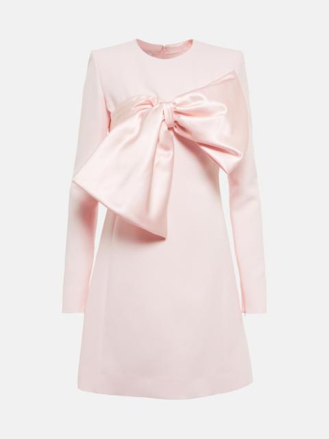 GIAMBATTISTA VALLI Bow-detail crêpe minidress