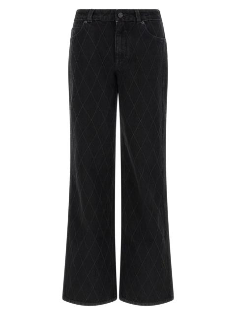 Balmain Diamond-Shaped Jeans
