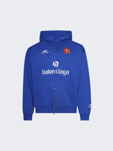 BALENCIAGA Paris Soccer zip-up hoodie | REVERSIBLE