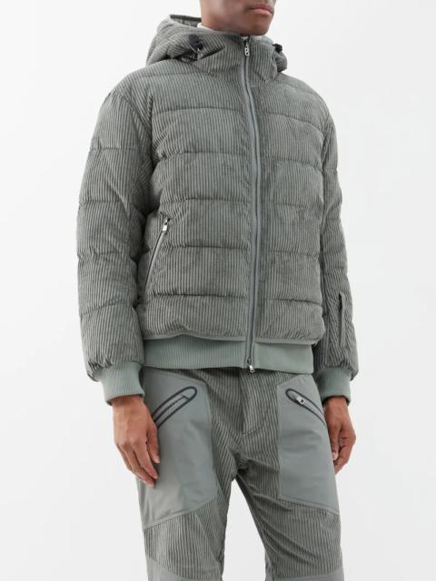 BOGNER Egon quilted padded corduroy ski jacket