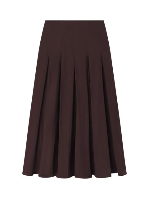 A.L.C. Tali Stretch Cotton Midi Skirt