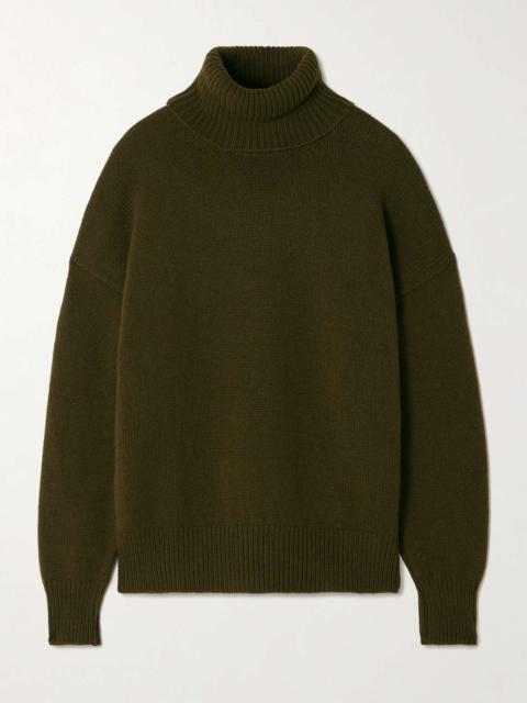 Balla wool turtleneck sweater Army green