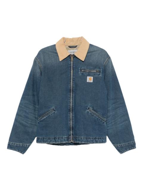 Carhartt contrasting-collar denim jacket