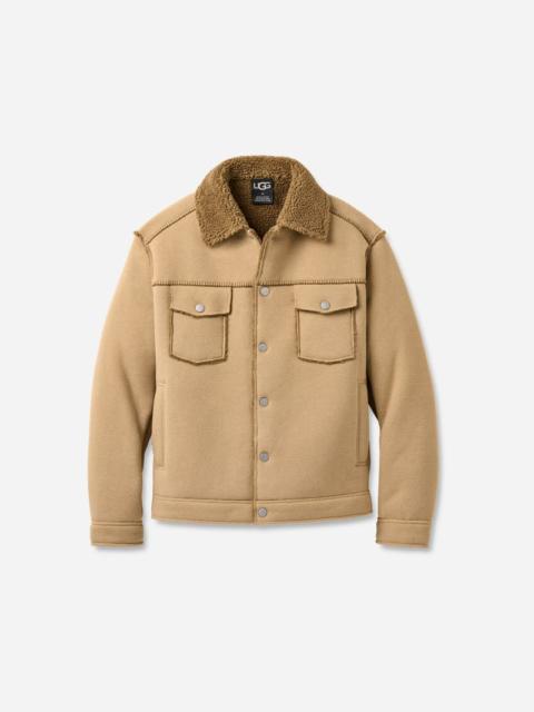 UGG ® Men's Janson ®fluff Jacket II Fleece in Sand