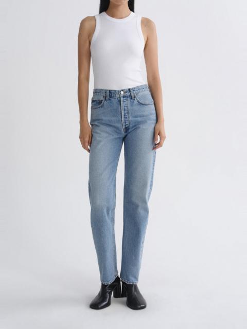 AGOLDE 90'S PINCH WAIST HIGH RISE STRAIGHT LONG IN STAGE