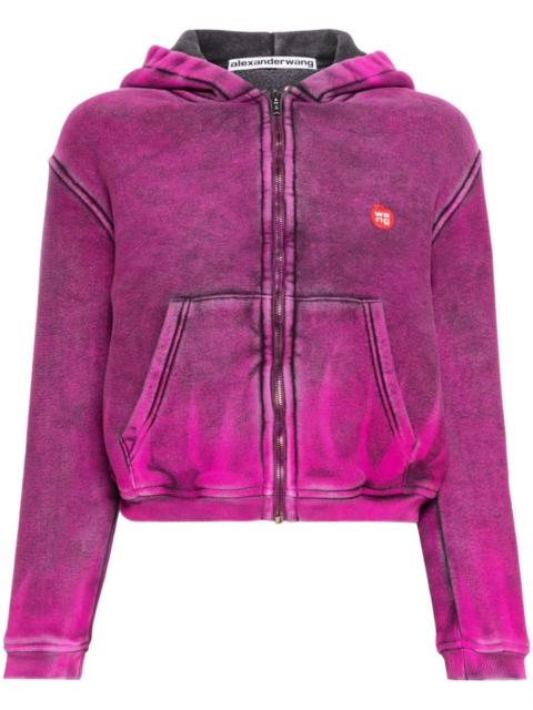 S 【ALEXANDER WANG】REVERSIBLE HOODIE