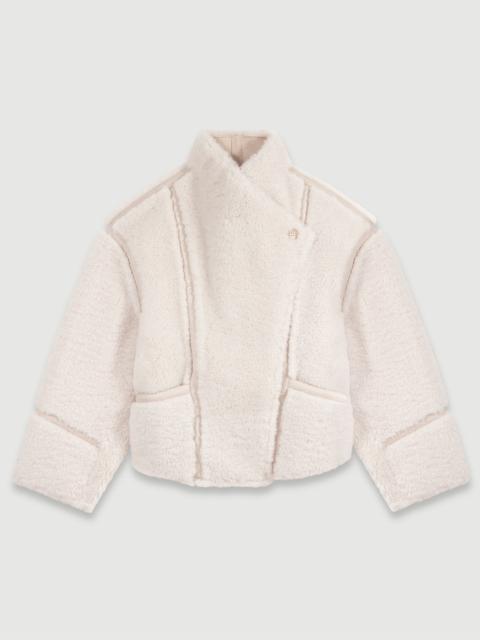 maje Short faux fur coat