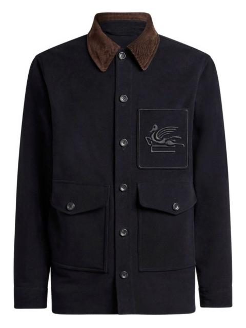 Etro pegaso patch-pocket jacket