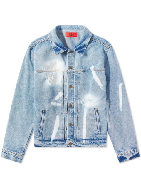 424 424 Washed Denim Jacket
