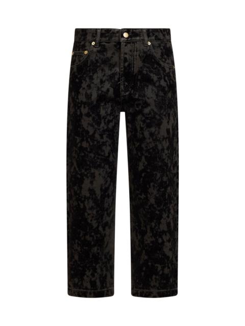 DARKPARK Black Lizzie cropped straight-leg jeans