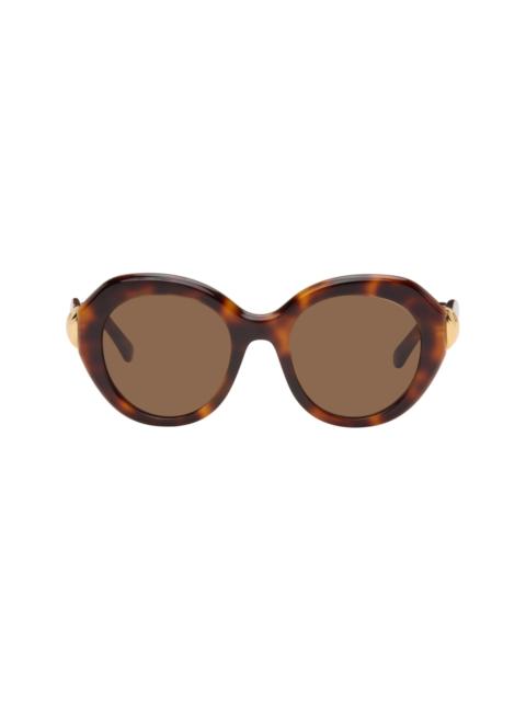 Loewe Brown Coil Round Sunglasses