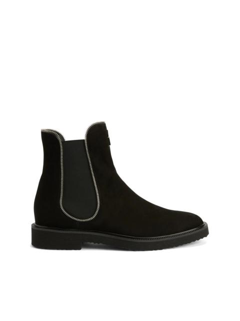 Giuseppe Zanotti zipper-lined suede boots