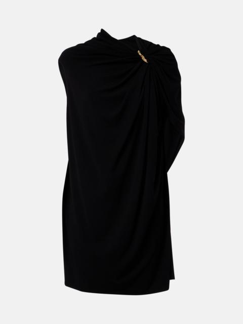 Sportmax Draped crêpe minidress