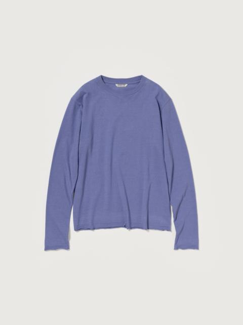 AURALEE BRUSHED ORGANIC COTTON JERSEY L/S TEE