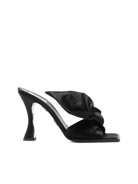 Moschino 110mm satin sandals