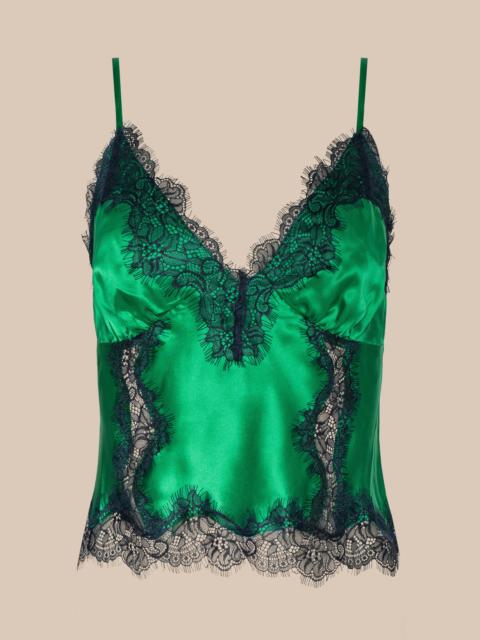 L'AGENCE Kimber Silk Lace Camisole