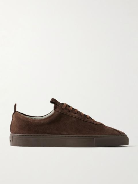 Grenson Sneaker 1 Suede Sneakers Dark brown