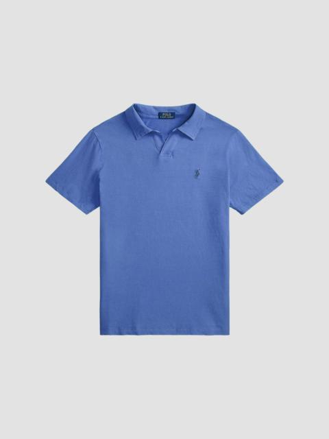 Polo Ralph Lauren Men's Logo Cotton-Linen Jersey Polo Shirt - Modern Royal
