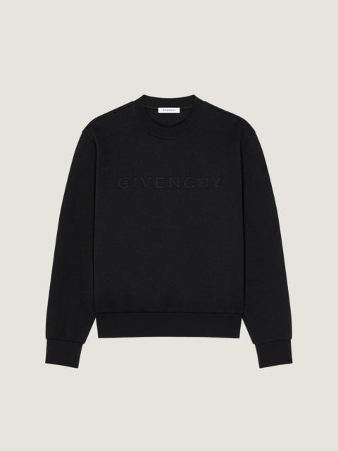 Givenchy HERRINGBONE KNIT SWEATSHIRT WITH GIVENCHY JACQUARD