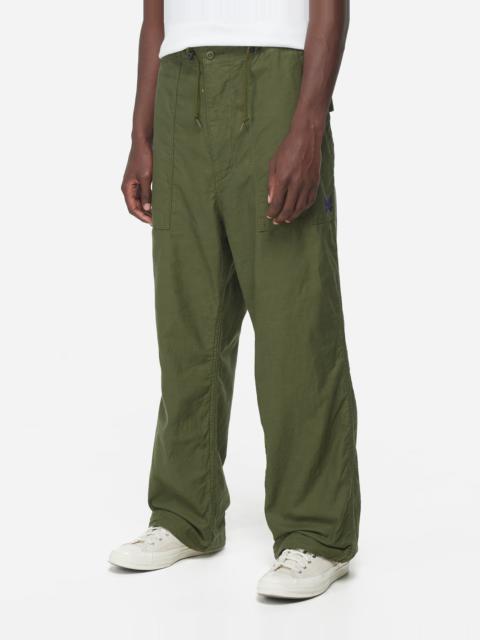 NEEDLES String Fatigue Pant - Back Sateen Olive