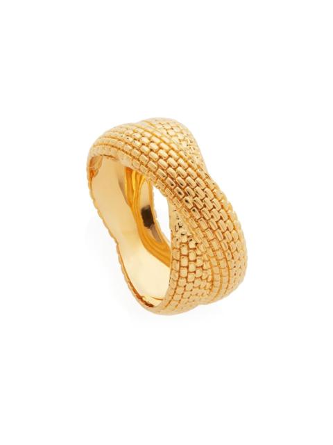 MONICA VINADER woven cross ring