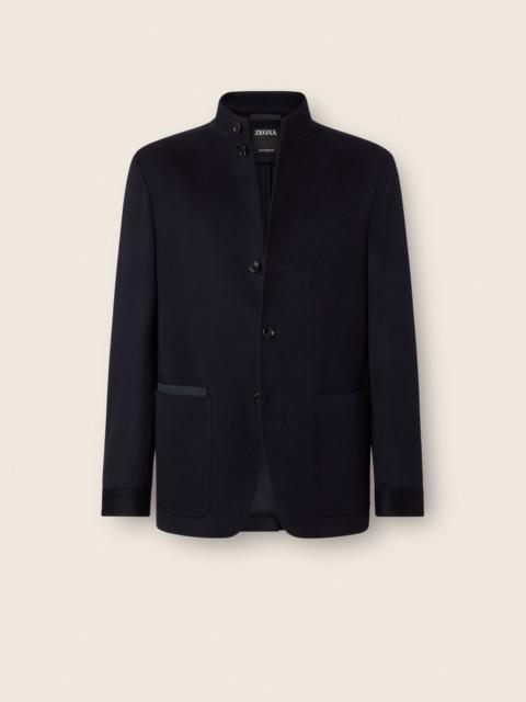 ZEGNA NAVY BLUE OASI CASHMERE IL CONTE JACKET