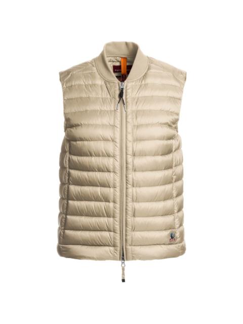 PARAJUMPERS Rosanna zip-up quilted gilet