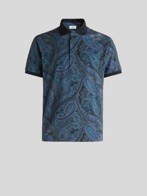 Etro PAISLEY PRINT POLO SHIRT