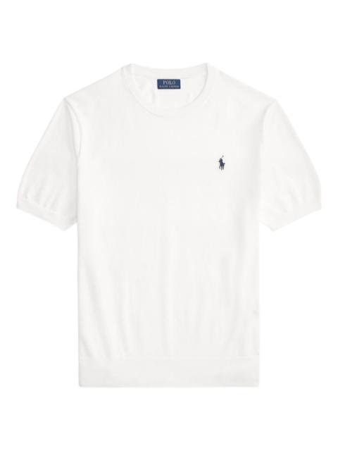 Polo Ralph Lauren embroidered crew-neck short-sleeve T-shirt