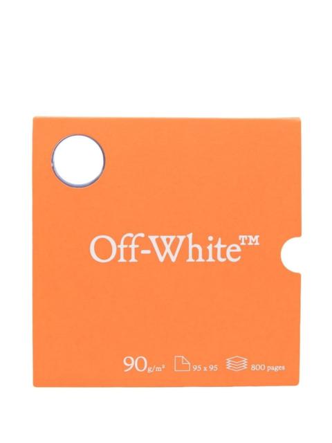 Off-White Note cube