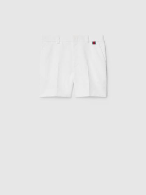 GUCCI Polyester GG jacquard shorts with Web