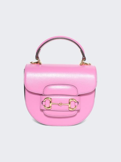 GUCCI Horsebit 1955 Mini Top Handle Bag Libre Pink