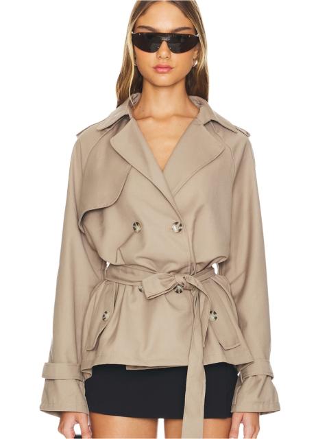 LIONESS Cropped Trencherous Coat
