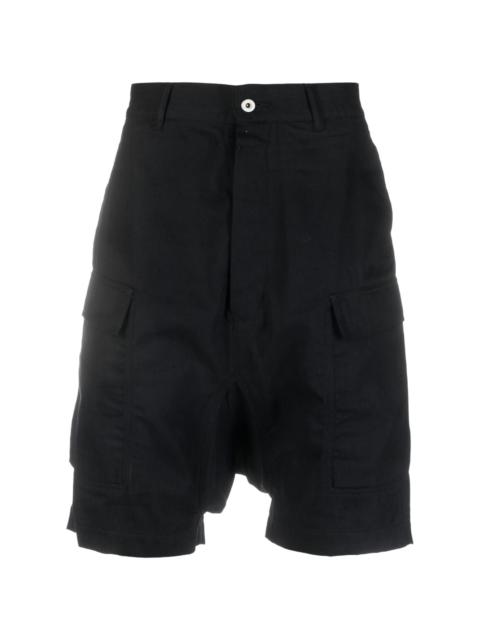 Rick Owens DRKSHDW side cargo-pocket shorts