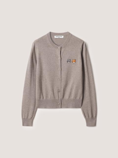 Maison Kitsuné DOUBLE FOX HEAD REGULAR CARDIGAN