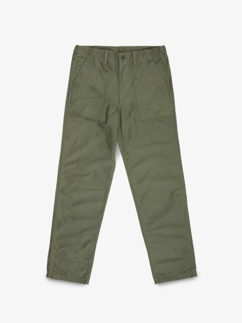 Iron Heart IH-744-GRN 10OZ BACK SATEEN BAKER PANTS - ARMY GREEN