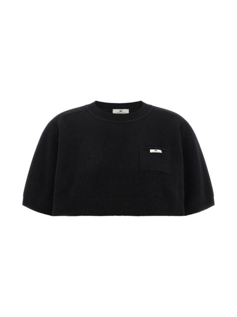 ELISABETTA FRANCHI Wool And Cashmere Top